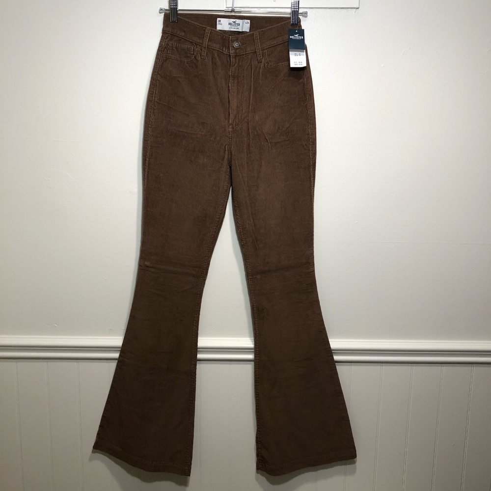 NWT Hollister Flared Corduroy Pants